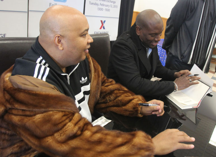 Tyrese Gibson and Rev Run visit Fort Hood